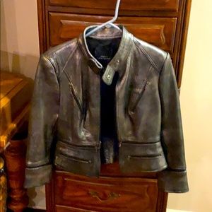 Robert Rodriguez Leather Coat